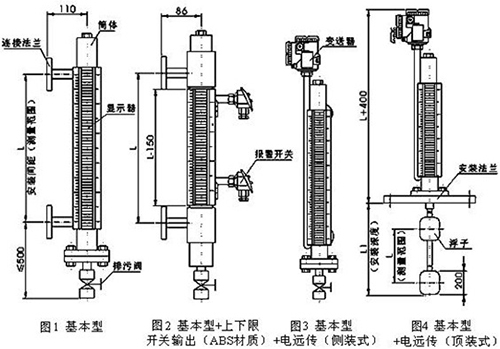 原油液位計結構特點圖