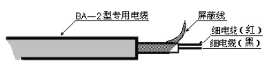 智能型超聲波液位計(jì)電纜線說明圖