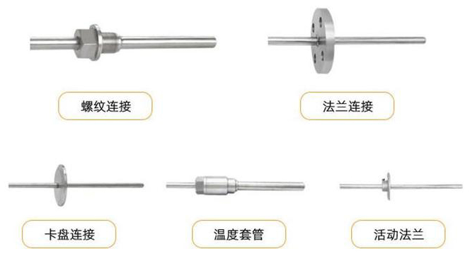 法蘭型溫度變送器連接方式分類圖