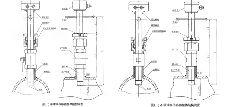 插入式電磁流量計結(jié)構(gòu)圖