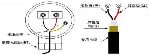 水超聲波流量計(jì)探頭接線圖