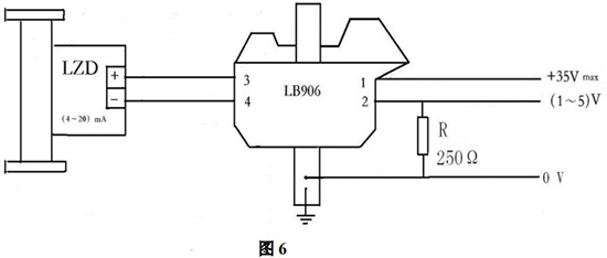 遠(yuǎn)傳轉(zhuǎn)子流量計本安防爆接線圖